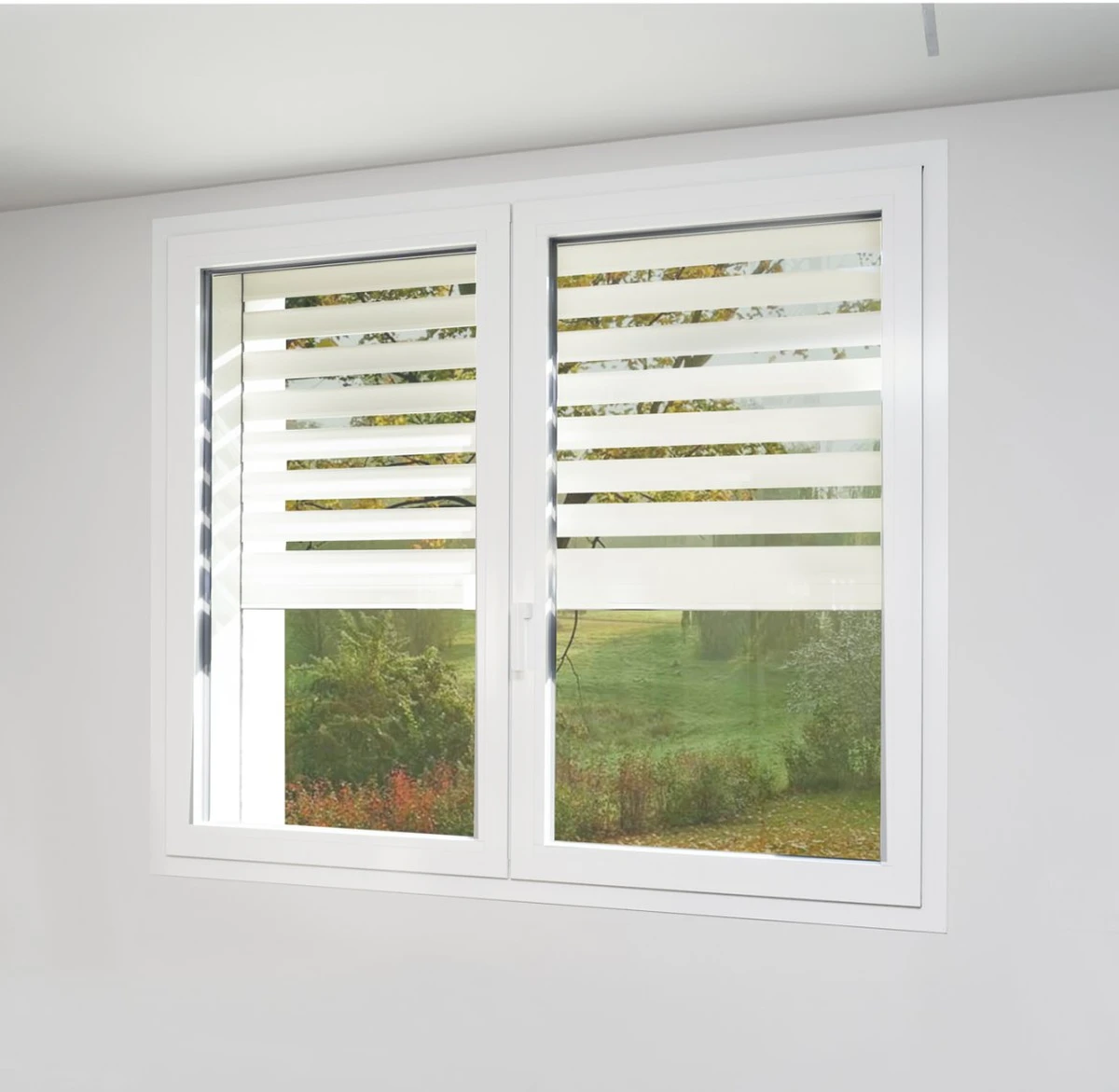 Finestra in alluminio moderna dotata di sistema anti effrazione